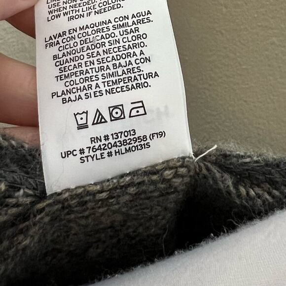 Woolrich Blanket Shawl Cardigan OS Wrap Leopard Print Fringe Poncho Cape Fleece - Picture 6 of 6